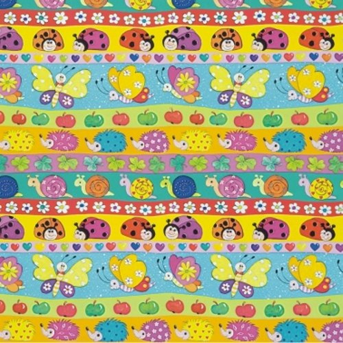 Geschenkpapier 50 m x 70 cm Hits for Kids. Menge: 4 St