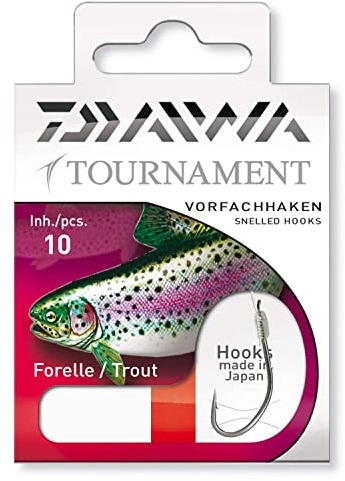 Daiwa Tournament Forellenhaken Gr. 2 60cm - Gr.2 - 0,25mm - 10Stück |