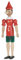 Pinocchio Gelenkfigur aus Holz, made in Italy, 50 cm