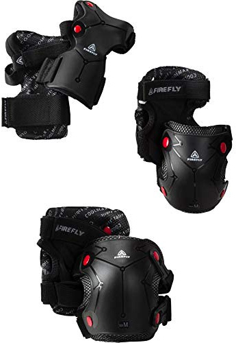 FIREFLY Schützer-Set Proline, Schwarz/Rot, L