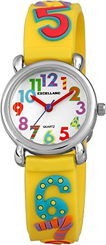 Excellanc Kinderuhr Junge & Mädchen Armbanduhr Kinder Analog Wasserdicht – Kinder Uhr Kinderarmbanduhr ab 7 Jahre Kids Watch