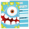 Partycards Einladungskarten Kindergeburtstag Mädchen Junge - 12 Karten - Monster Design - A6 - Leicht zu Beschriften - Geburtstagseinladungen für Mädchen und Jungen - Perfekt für Feiern