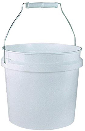 Leaktite 744456 1-Gallon White Plastic Pail Paint Pail/Container