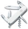 Victorinox Spartan Swiss Army Knife, Camping Pocket Knives, Medium, Multi Tool, 12 Functions, Blade, Bottle Opener, White