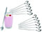 c|h|g 9895-02-Set cucchiai da Long Drink, Inox, 19 cm, Acciaio Inossidabile, Argento, 12 Pezzi