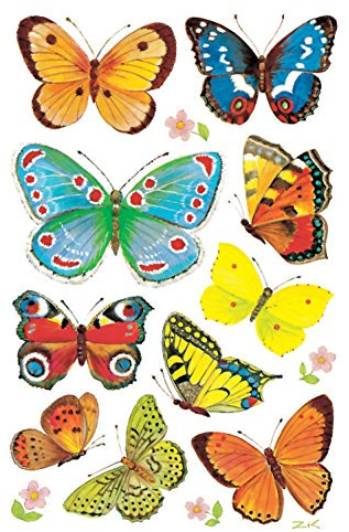 AVERY Zweckform 4462 Deko Sticker Schmetterlinge 30 Aufkleber