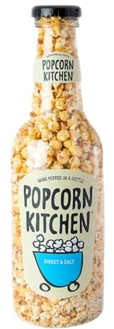 Popcorn Kitchen - Popcorn Inside a Giant Moneybox Bottle, 51cm tall, Vegan, Gluten Free (550g, Sweet and Salt)