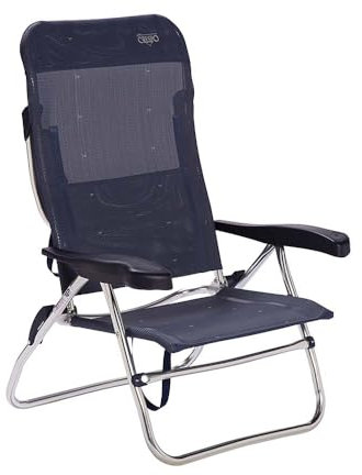 Crespo AL/223-M-41 Liegestuhl mit 7 Positionen, aus Harz (Multifaser)