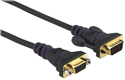 Belkin Gold Series VGA Monitor Extension Cable - 3m - cables VGA (3 m, Negro, DB15)