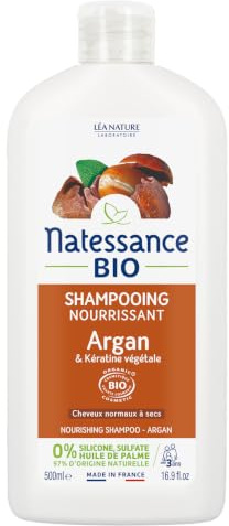 Natessance shampooing nourrissant argan bio 500ml