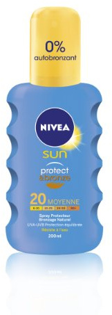 NIVEA Sun Protect & Bronze Sonnenschutz Spray LSF 20 200ml