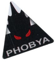 Phobya Sticker Alu Dreieckig Merchandising Promotion
