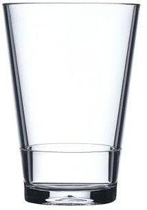 Mepal Kunststoffglas Flow 275 ml, Kunststoff, Klar, 85 x 8.5 x 12 cm