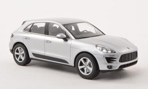 Porsche Macan, silber , 2013, Modellauto, Fertigmodell, Minichamps 1:43