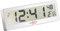 infactory LCD Uhr: Kompakte Funkuhr mit XXL-LCD-Display, Wecker und Temperatur-Anzeige (Funkuhr Digital großes Display, Digitaluhr großes Display, riesigem)