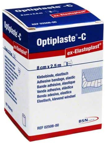 Optiplaste C 8 cmx2,5 m Rolle, 1 St