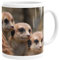 Merchandise for Fans Becher aus Keramik - 330 ml Motiv: Erdmännchen Familiengruppe (03)