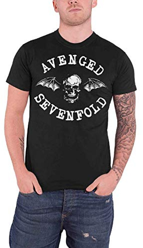 Avenged Sevenfold Classic Death Bat Crest Logo Offizielles T-Shirt