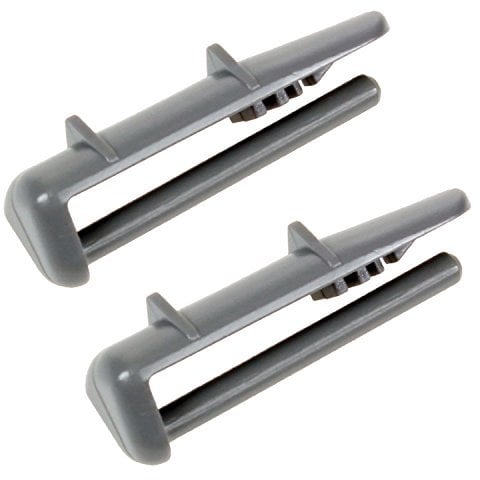 LAZER ELECTRICS Replacement Dishwasher Rear Basket Caps for Beko, Whirlpool 2 Pack (Alt to 1880580300, 1880580400, 481246279981)