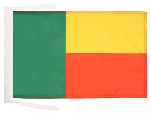 AZ FLAG - Flagge Benin - 45x30 cm Mit Kordel - Beninische Fahne 30 x 45 Cm - Flaggen