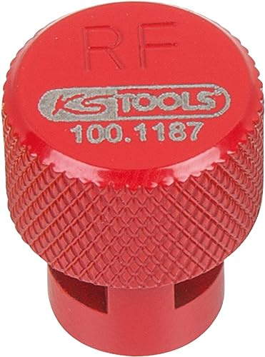 KS Tools 100.1187 RDKS / TPMS Reifenentlüfter, rot, rechts vorn