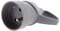 Fiche femelle anneau 1 prise 16A 2P+T - gris - Zenitech