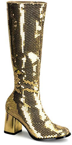 Pleaser Spettacolo-300 mq, Stivali Donna, Paillettes Oro, 37 EU