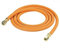 BERGER Gasschlauch, Länge 500 cm, Orange, Gummi, Gasleitung, 1 Stück