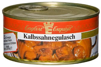 Englert Kalbssahnegulasch 300 g. / Dose