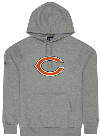New Era - Chicago Bears - Hoody - Team Logo Po Hoody - Heather Grey