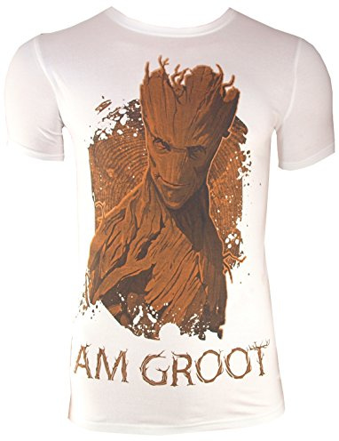 T-Shirt I AM Groot, weiß (M)