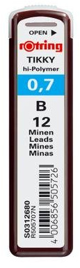 Rotring hi-Poly Minen 0,7 – B
