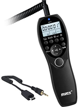 Ayex Timer Remote Shutter Release for Canon EOS 60D, 600D, 550D, 500D and 450D.
