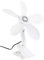 Sichler Haushaltsgeräte Klemmventilator leise: Tisch-Ventilator mit Befestigungs-Clip, 11 Watt, Ø 34 cm (Ventilator mit Klemme, 230V, Monitor Halterung)