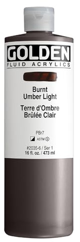 Fluid 473ml Burnt Umber Lt I