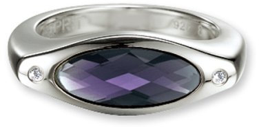 Esprit Damen-Ring Ladylike Purple Sterling-Silber 925 Gr. 58 (18.5) 43583099180