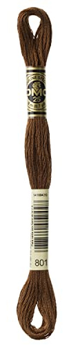DMC 6-Strand Embroidery Cotton 8.7yd-Dark Coffee Brown
