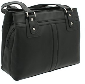 VISCONTI Clara(M) Leather Shoulder Bag 19476 Black