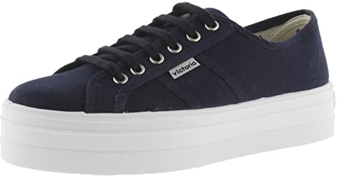 victoria Barcelona Canvas Low Tennis & Platform 109200 for Women Marino 37