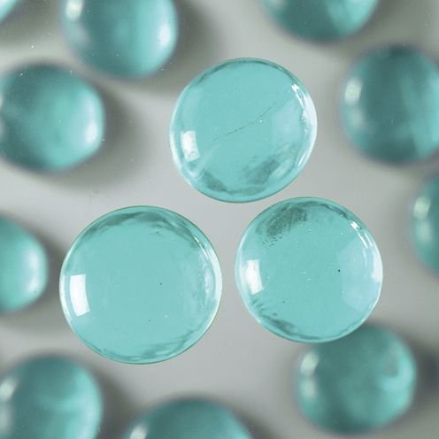 MosaixPro 18–20 mm 100 g 20 Glas Nuggets, Light Turquoise