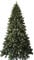 Best Artificial Slim Premium 8ft / 240cm Hinged Real Feel Christmas Tree with 1450 FULL PE Tips for Indoor Xmas