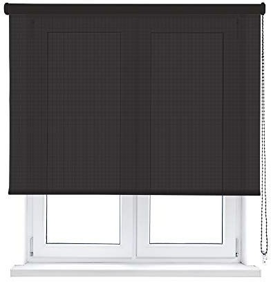 VIEWTEX Seitenzugrollo Screen 10% Öffnungsgrad Tobacco 105 x 250 c 5 Jahre Garantie