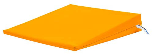 Sport-Tec Sitzkeilkissen VB 120 Sitzkissen Orthopädisch Keilkissen mit Kunstlederbezug, Auto Sitz Kissen, Büro Sitz Kissen, Sitzkeil