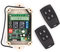 Solidremote 12 – 24 V wireless RF telecomando relè interruttore trasmettitore a canali con 2 ricevitore/scheda di 433 MHz Rolling code