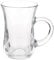 Pasabahce Keyif 55411 Lot de 6 verres à thé turcs avec anse en verre transparent 145 ml