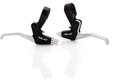 XLC Bremshebelset BL-V01, Alu, schwarz/silber für Rapidfire