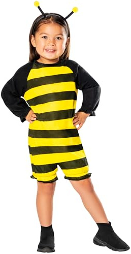 Bristol Novelty CC014 Bumble Bee Toddler Costume, Toddler Size Age 2-3 Years, Halloween