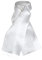 Horka Plastron-Satin mit Strass-Steinen Unisex weiß