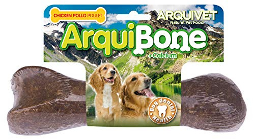 ARQUIVET - Arquibone Huhn 20 cm - 265 g - großer Knochen für Hunde - natürlicher Hundesnack - Kauknochen - Ergänzungsfutter für Hunde