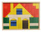 Holzspielzeug Baukasten Haus groß BxHxT 37,5x28,5x4,5cm NEU Holzbaukasten Spielsortiment Bauspiel Spiele Spielzeug Strategiespiel Geschicklichkeitsspiel Geduldsspiel Holzgestaltung Holz Seiffen